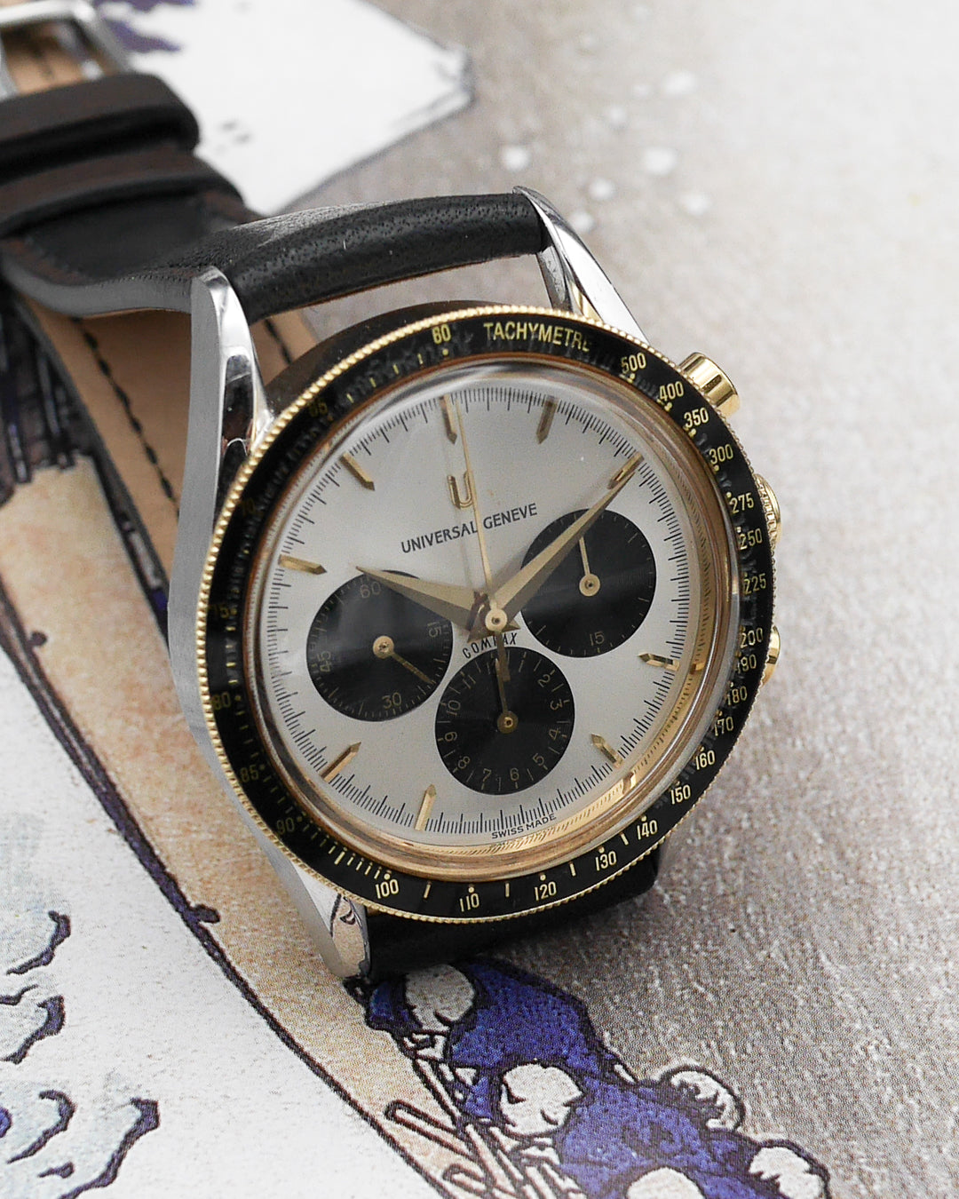 Universal Geneve Compax "Baby Nina" two tone - Full Set