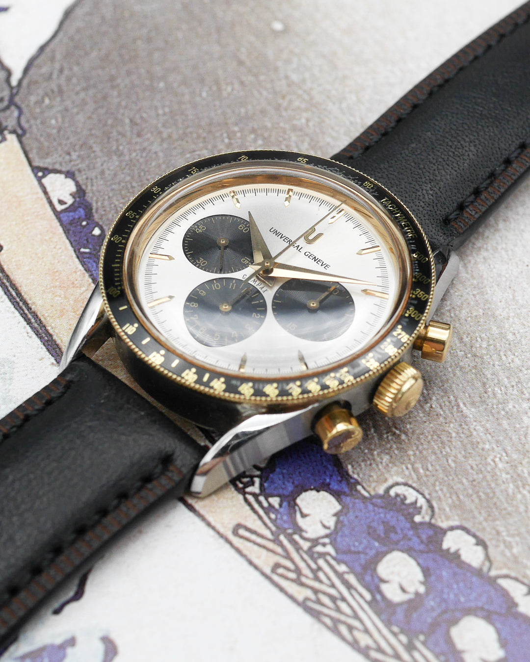 Universal Geneve Compax "Baby Nina" two tone - Full Set