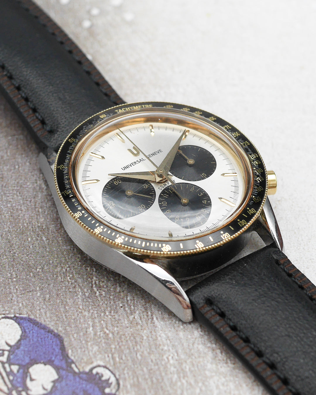 Universal Geneve Compax "Baby Nina" two tone - Full Set