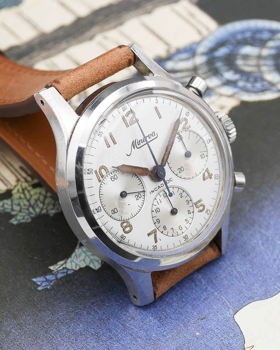 1960s Minerva Chronograph VD 712 made for the Swedish Military