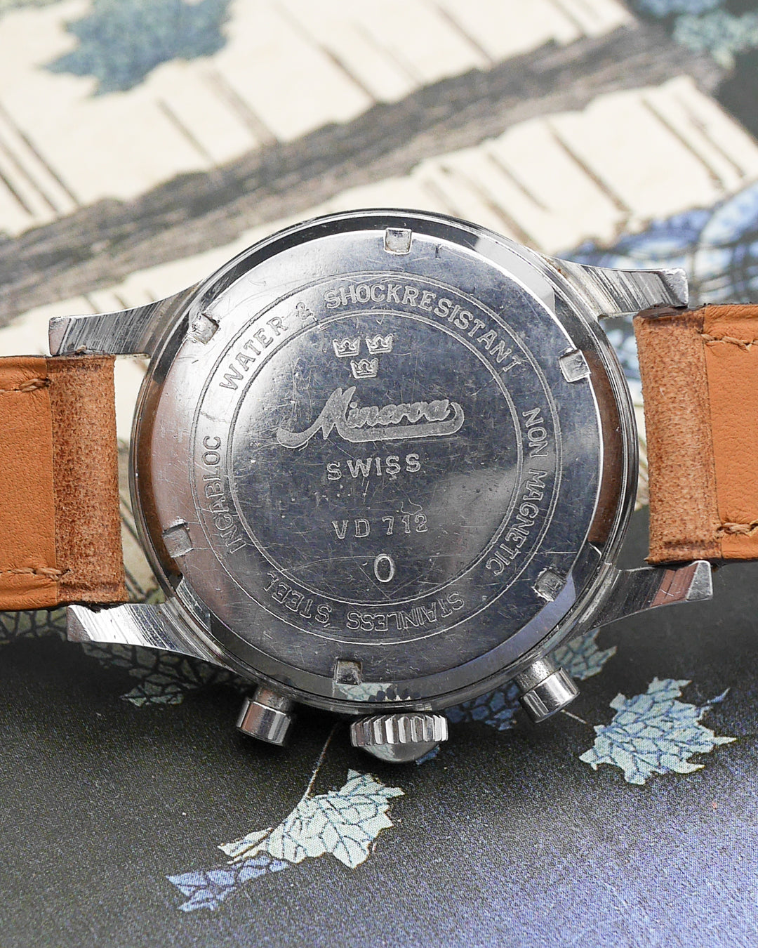 1960s Minerva Chronograph VD 712 made for the Swedish Military