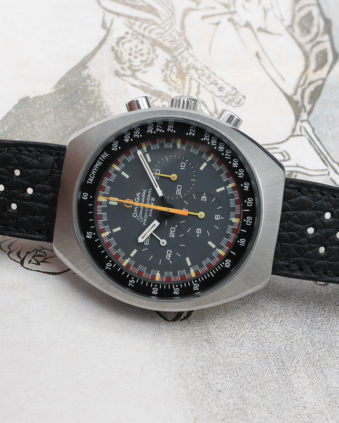 1970s Omega Speedmaster Professional Mark II 145.014 Racing Dial