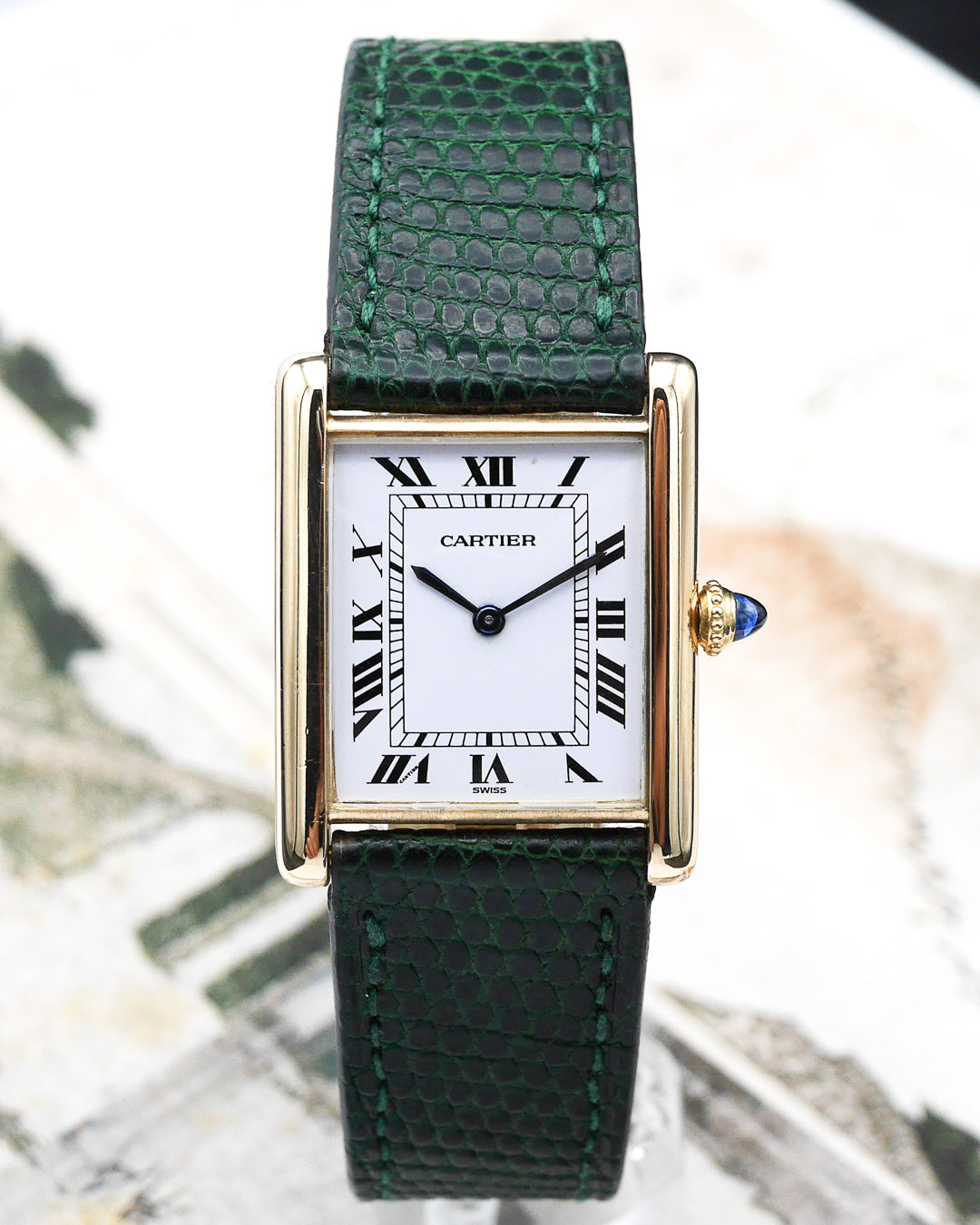 1976 Cartier Tank Louis Ultra Thin with original guarantee card
