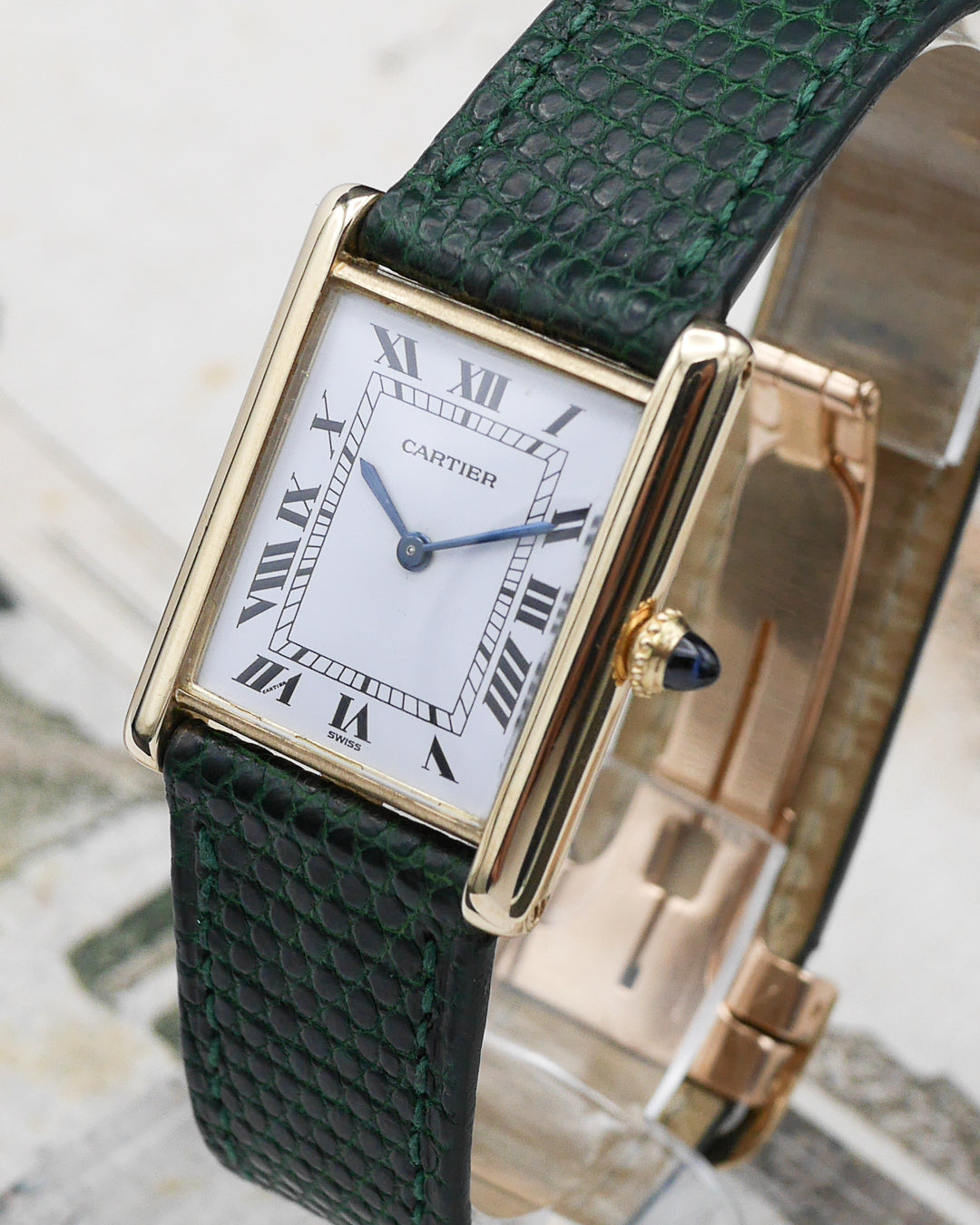 1976 Cartier Tank Louis Ultra Thin with original guarantee card