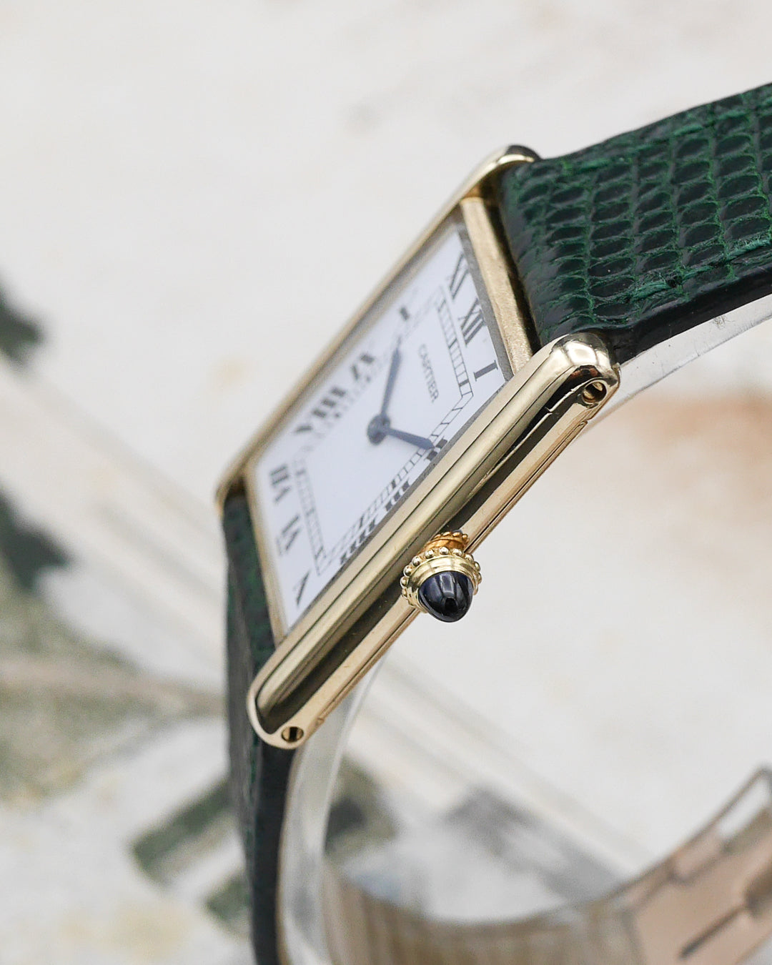 1976 Cartier Tank Louis Ultra Thin with original guarantee card
