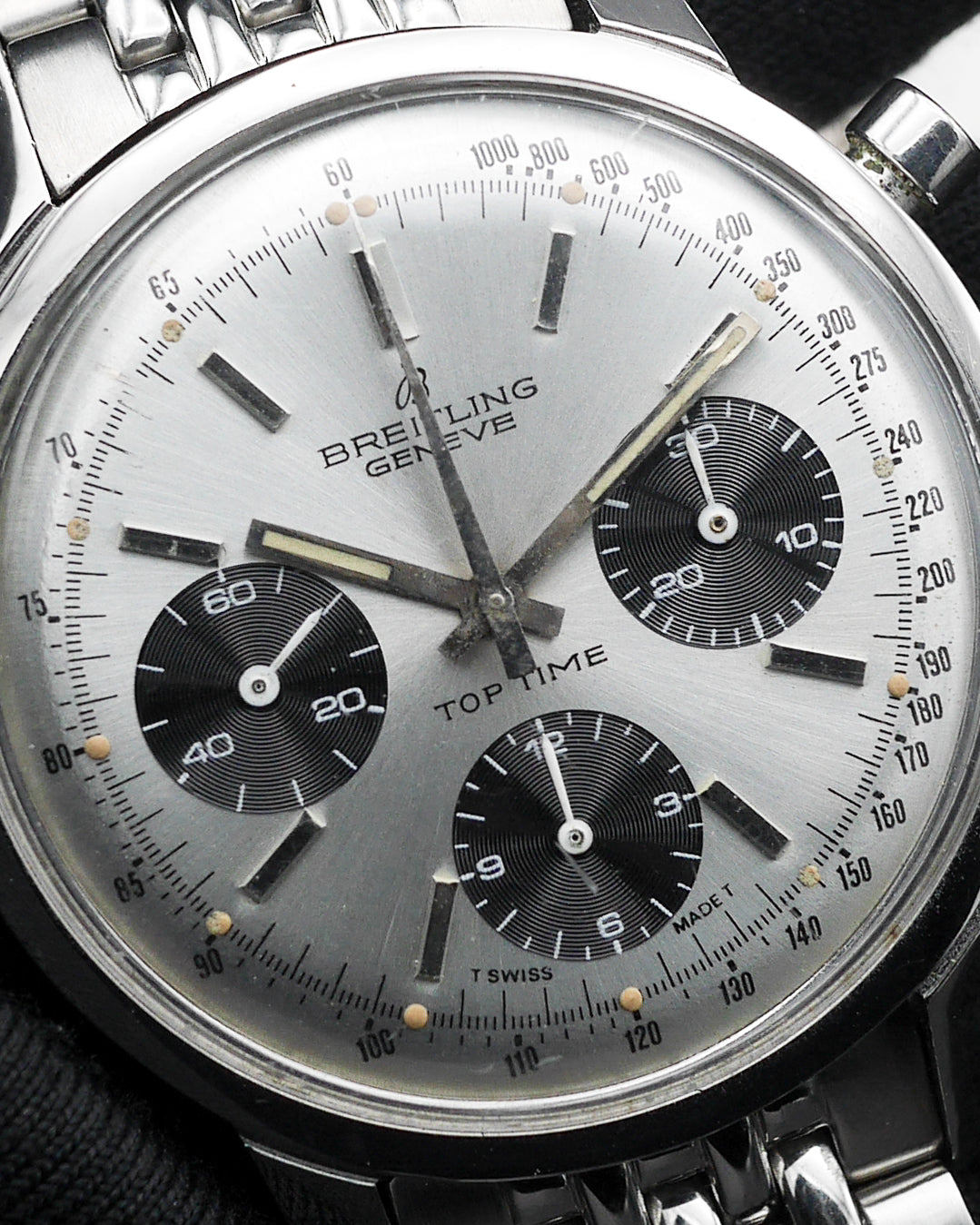 1970s Breitling Top Time "Long Playing" 815 transitional