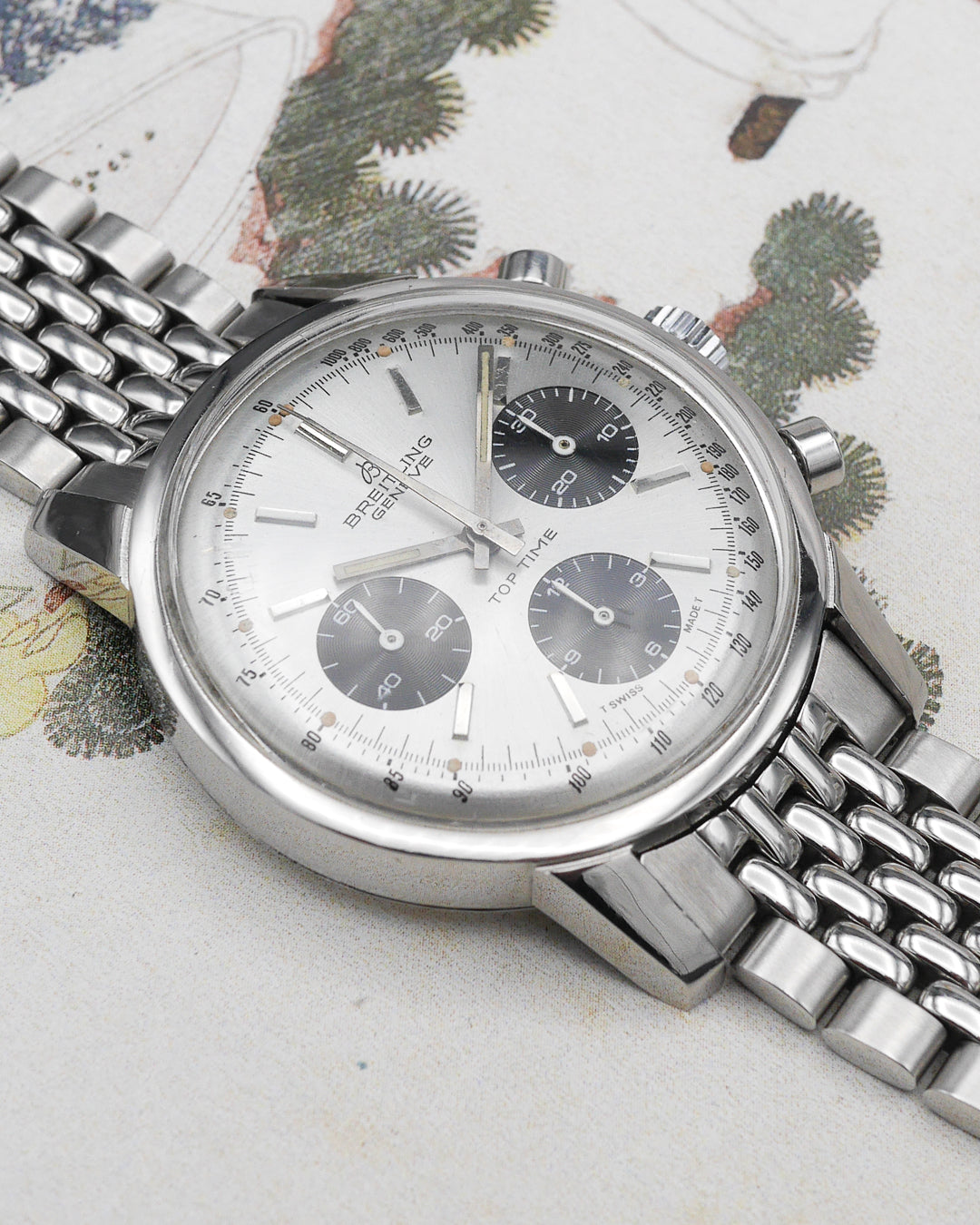 1970s Breitling Top Time "Long Playing" 815 transitional