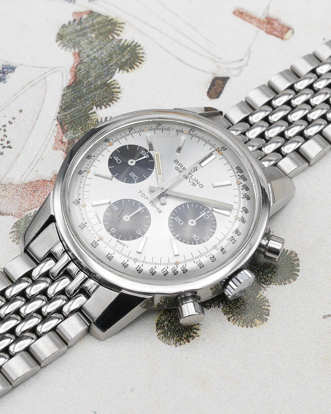 1970s Breitling Top Time "Long Playing" 815 transitional