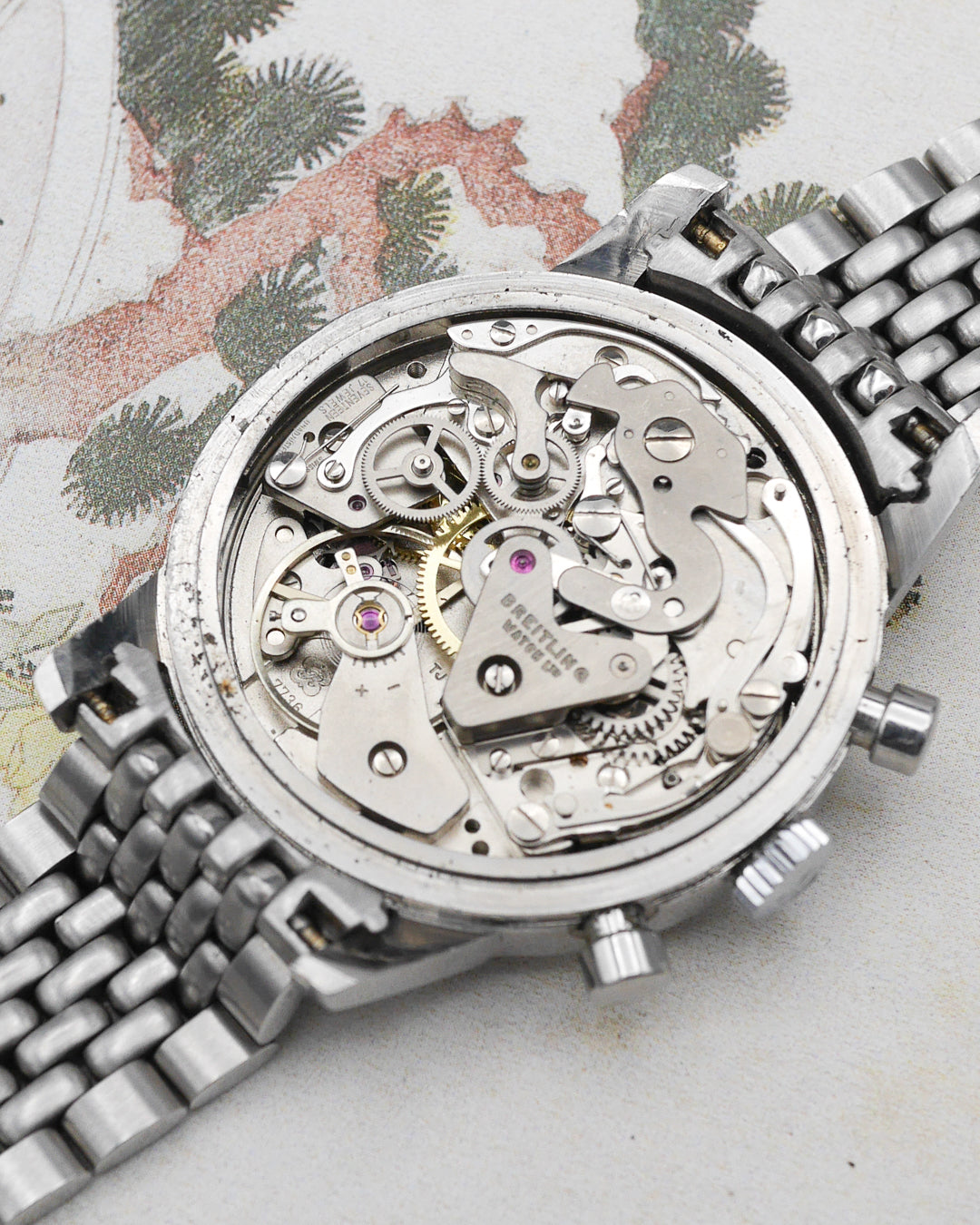 1970s Breitling Top Time "Long Playing" 815 transitional