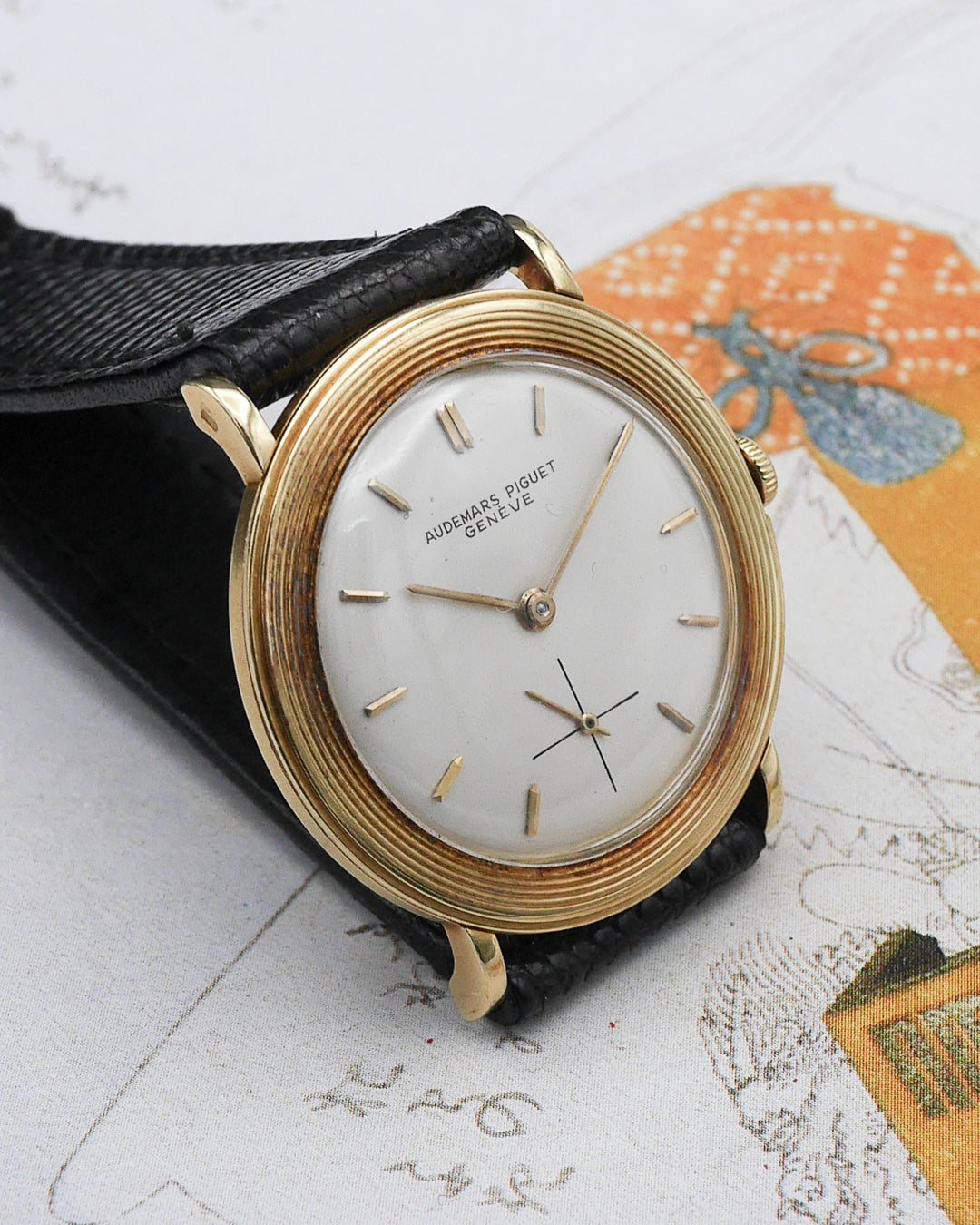 1950s Audemars Piguet Disco Volante with 18ct yellow gold Ribbed bezel