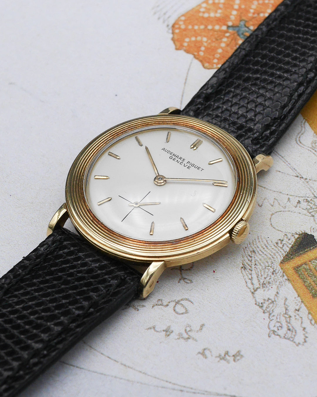 1950s Audemars Piguet Disco Volante with 18ct yellow gold Ribbed bezel
