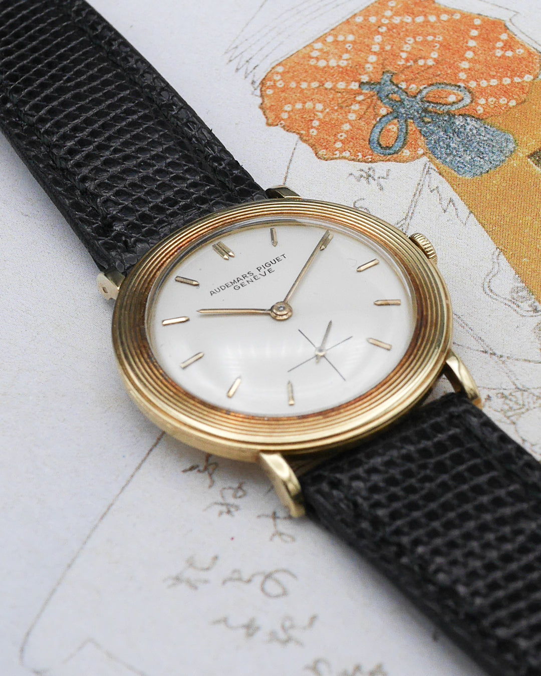 1950s Audemars Piguet Disco Volante with 18ct yellow gold Ribbed bezel