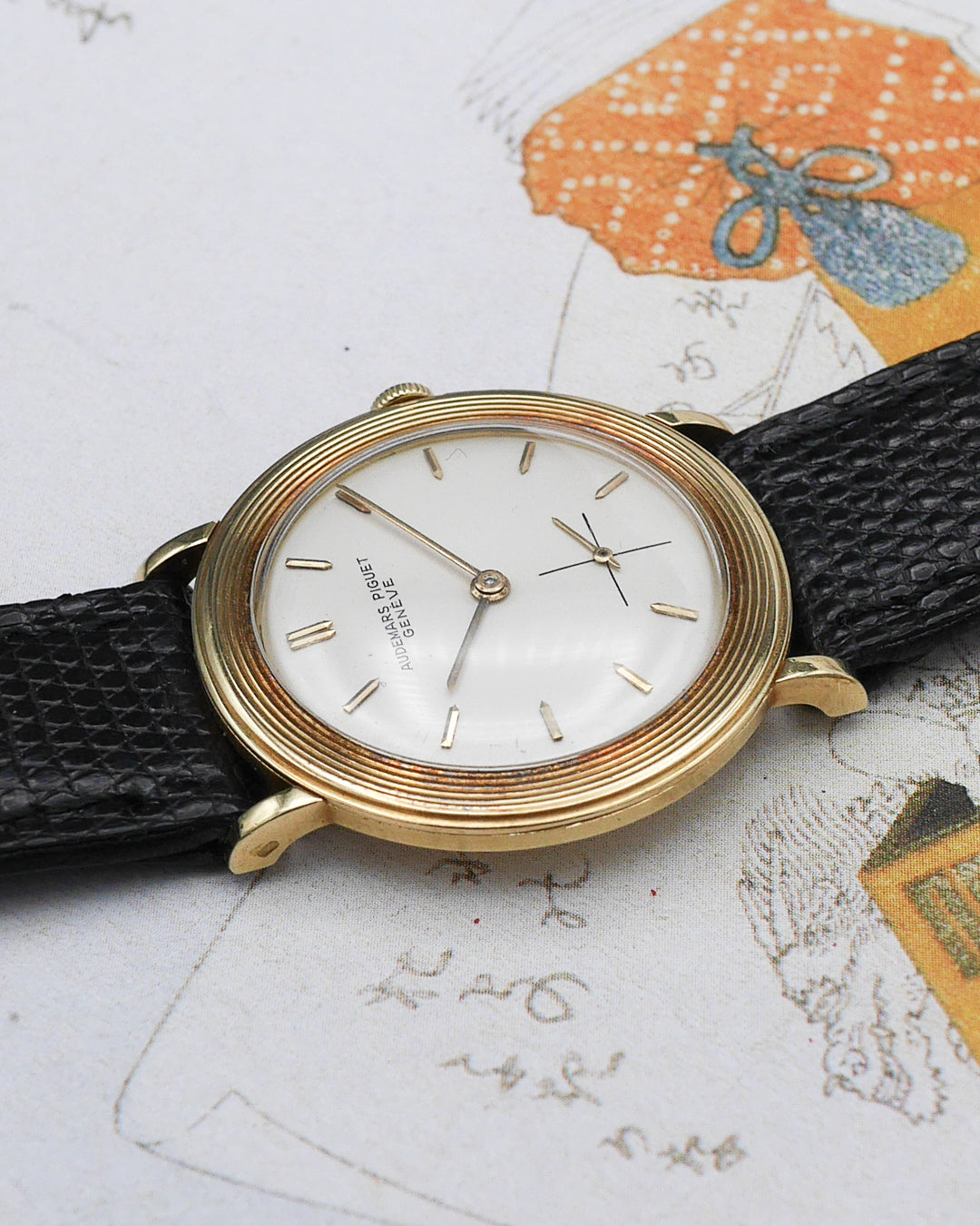 1950s Audemars Piguet Disco Volante with 18ct yellow gold Ribbed bezel