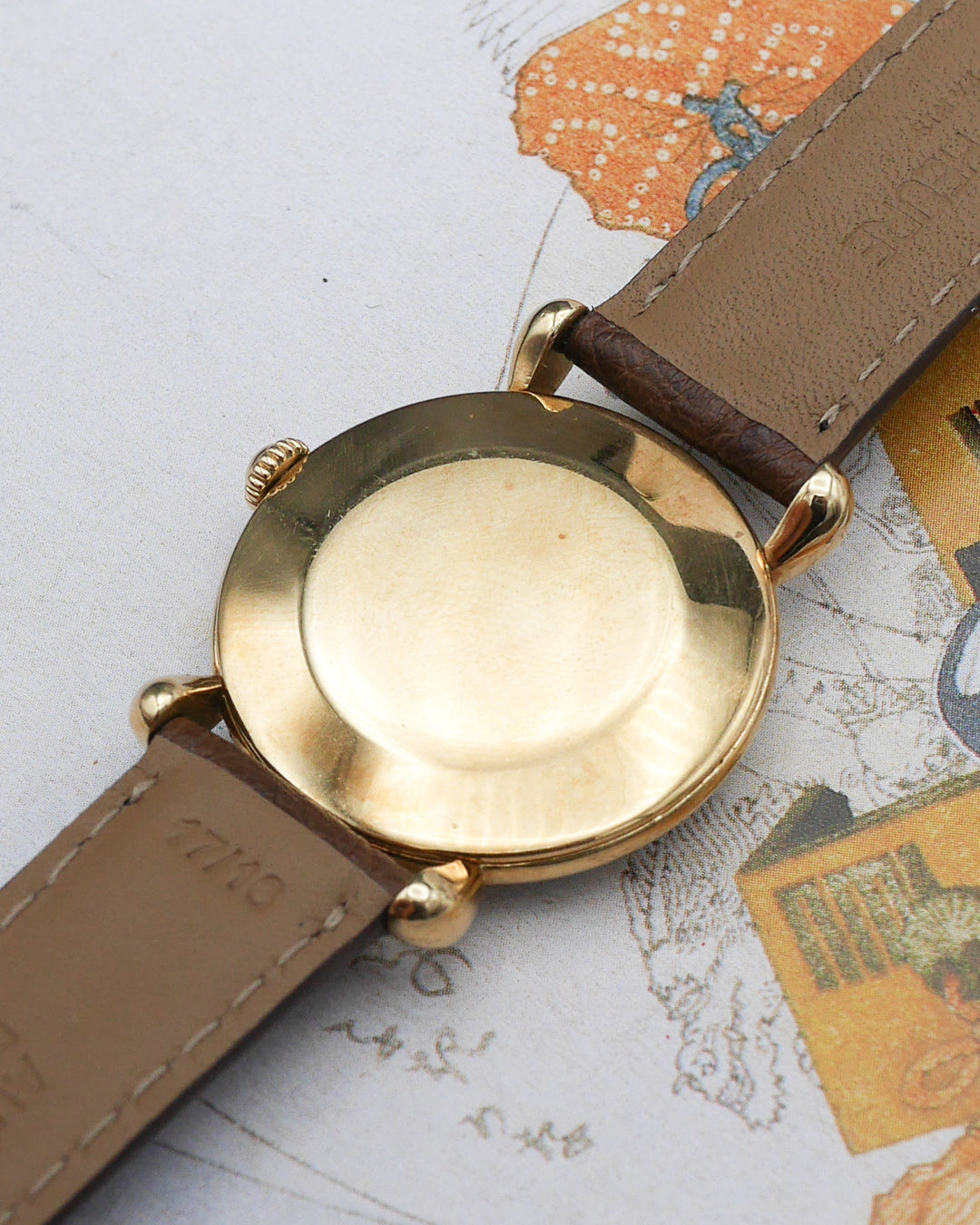 1940s Vacheron Constantin waffle dial and Teardrop lugs in 18ct gold