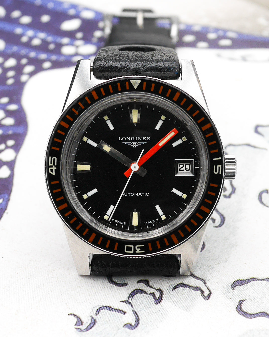 1960s Longines Skin Diver ref. 8248 bakelite bezel