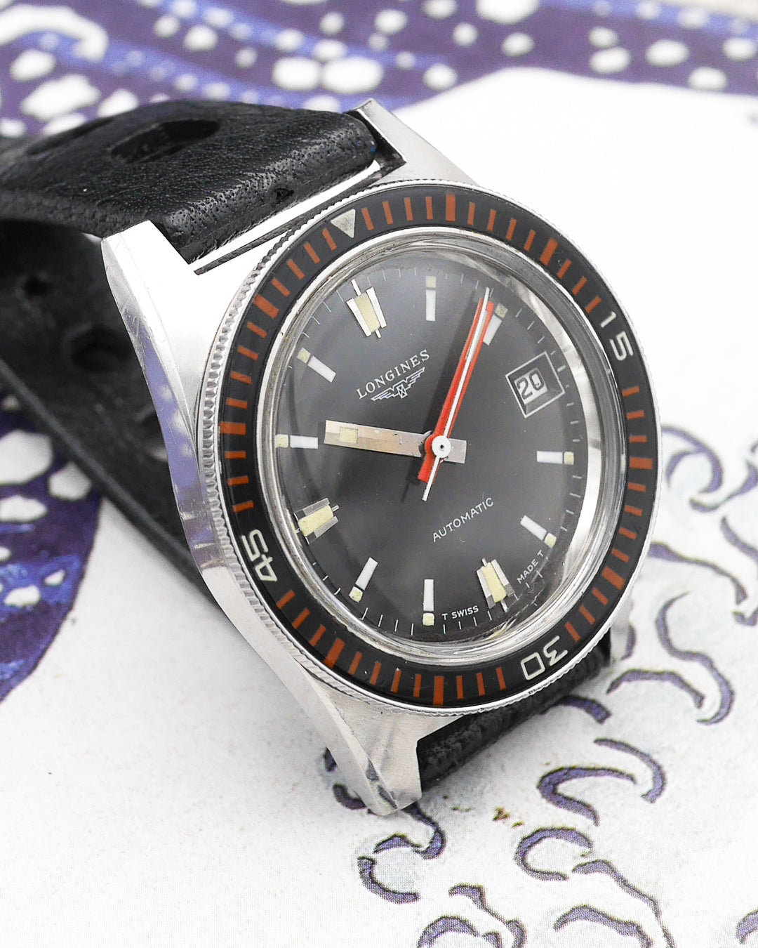 1960s Longines Skin Diver ref. 8248 bakelite bezel