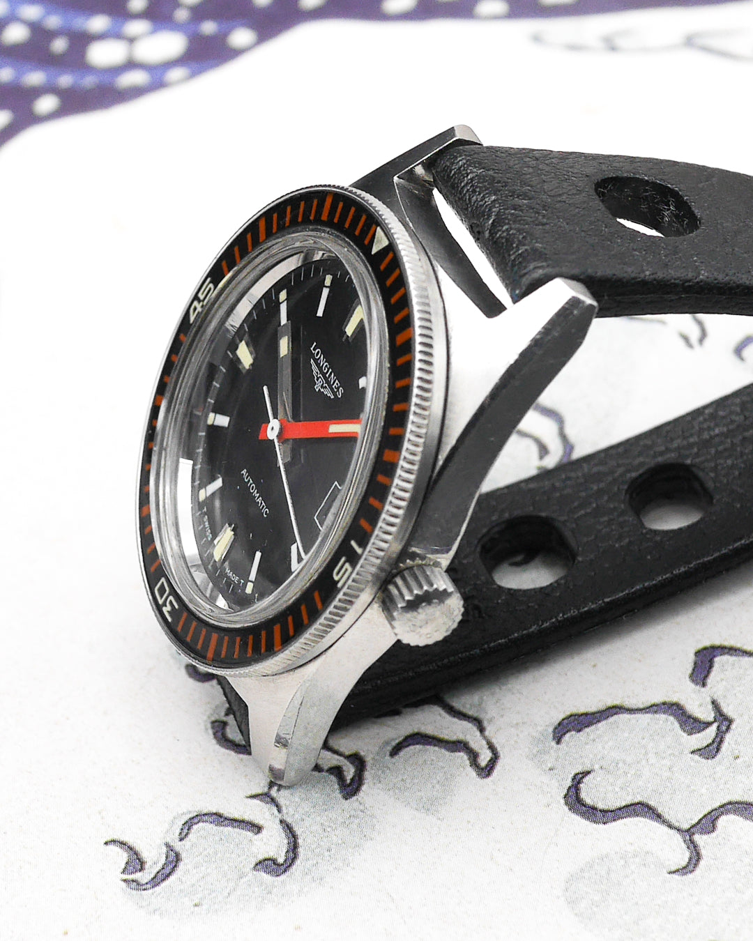 1960s Longines Skin Diver ref. 8248 bakelite bezel