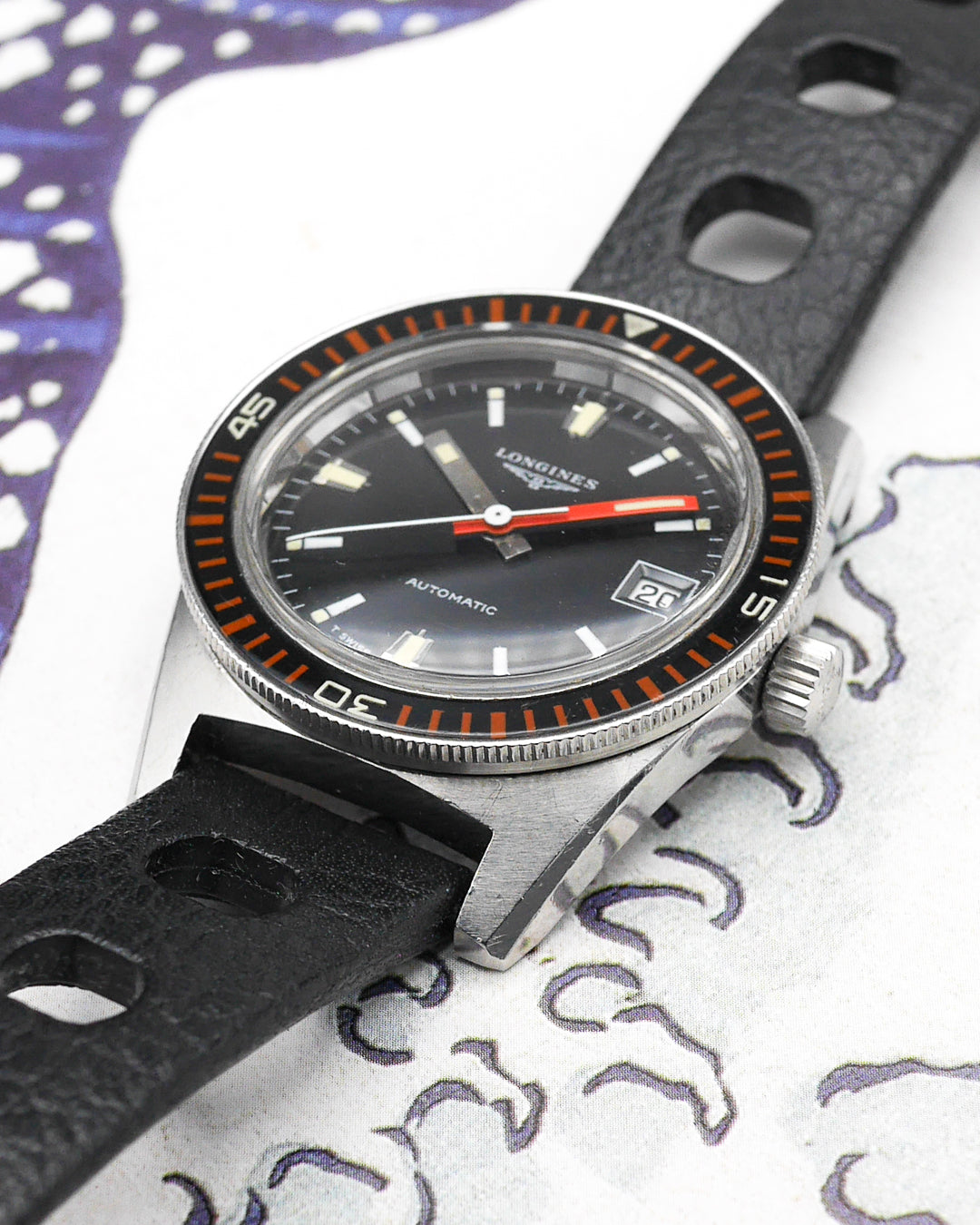 1960s Longines Skin Diver ref. 8248 bakelite bezel