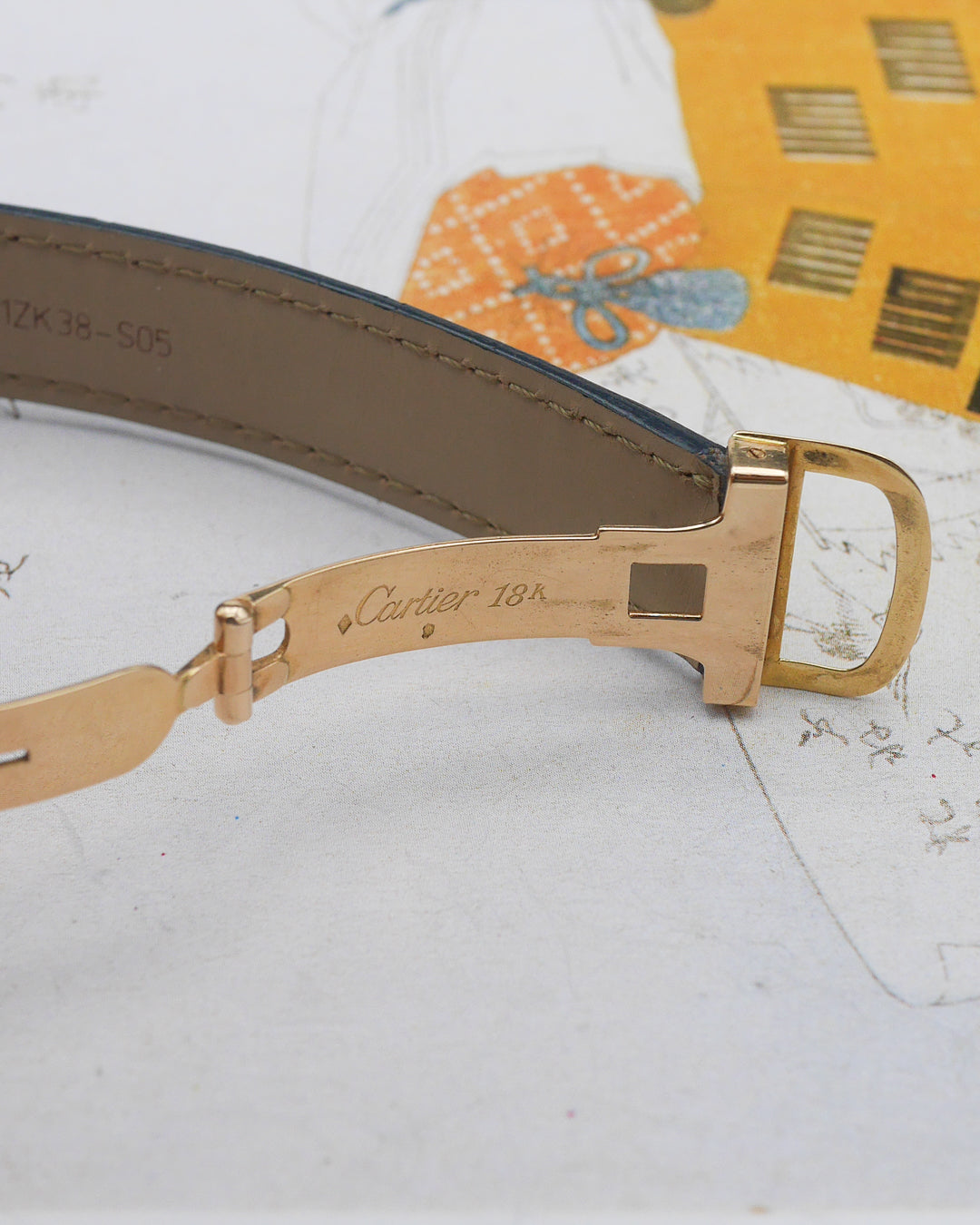 1985 Cartier Tortue in 18kt yellow gold with papers