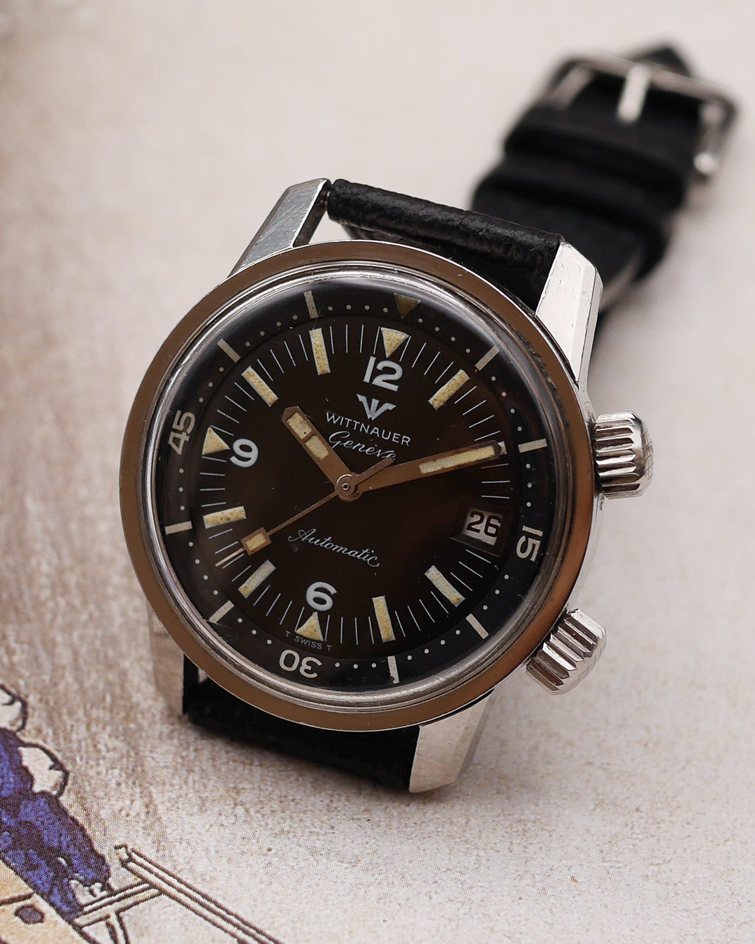 1960s Wittnauer Super Compressor ref. 8007