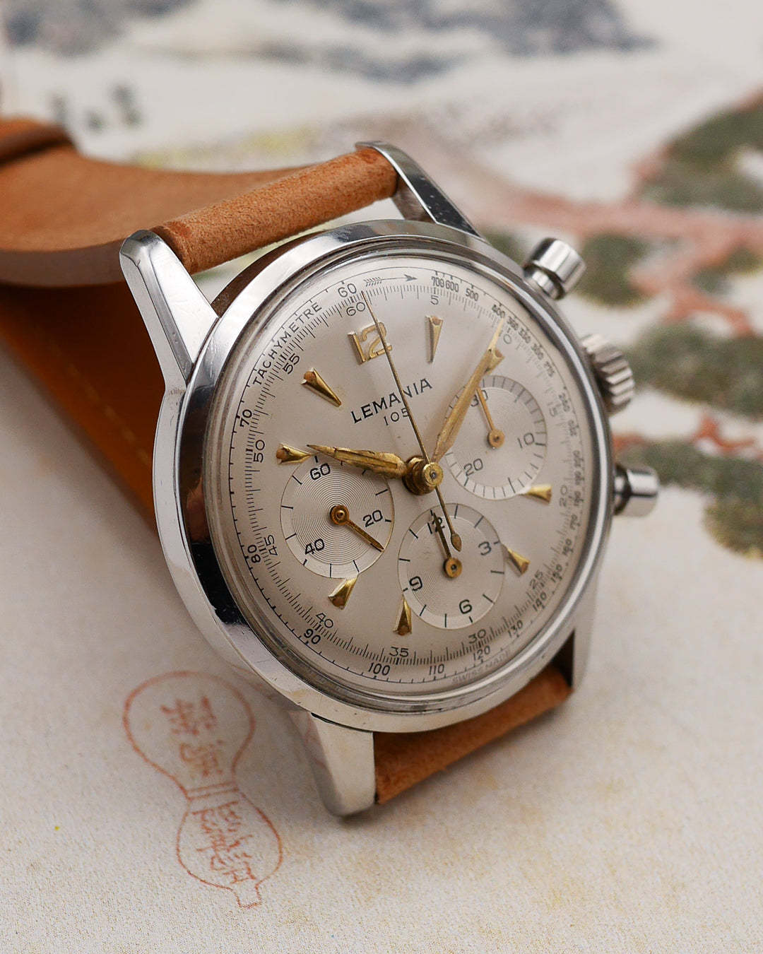 1957 Lemania chronograph 105 ref. 805-2