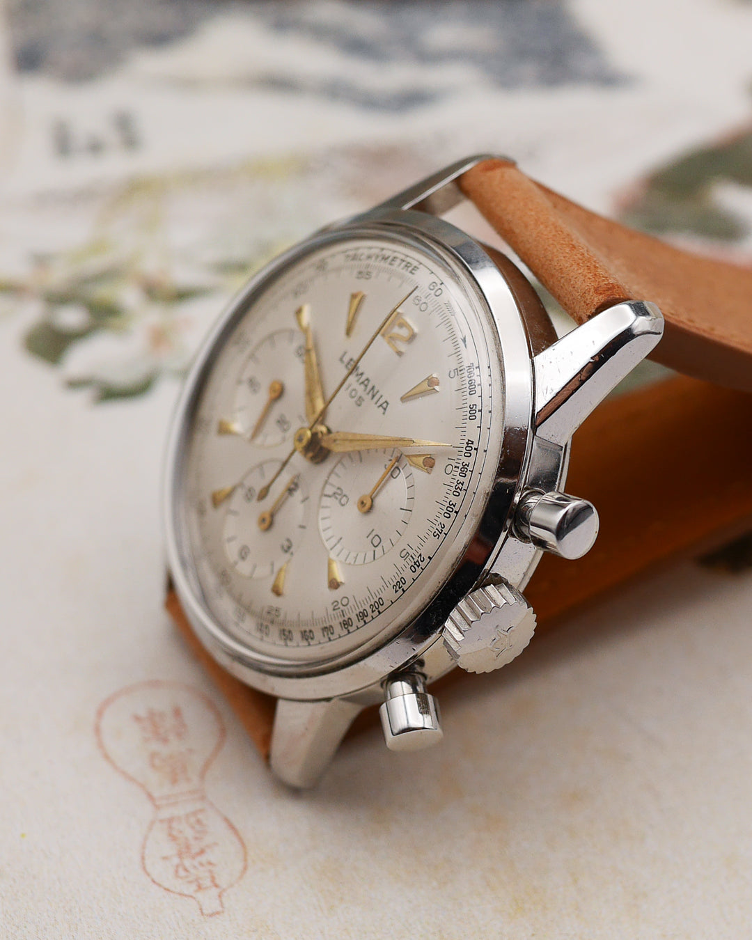 1957 Lemania chronograph 105 ref. 805-2