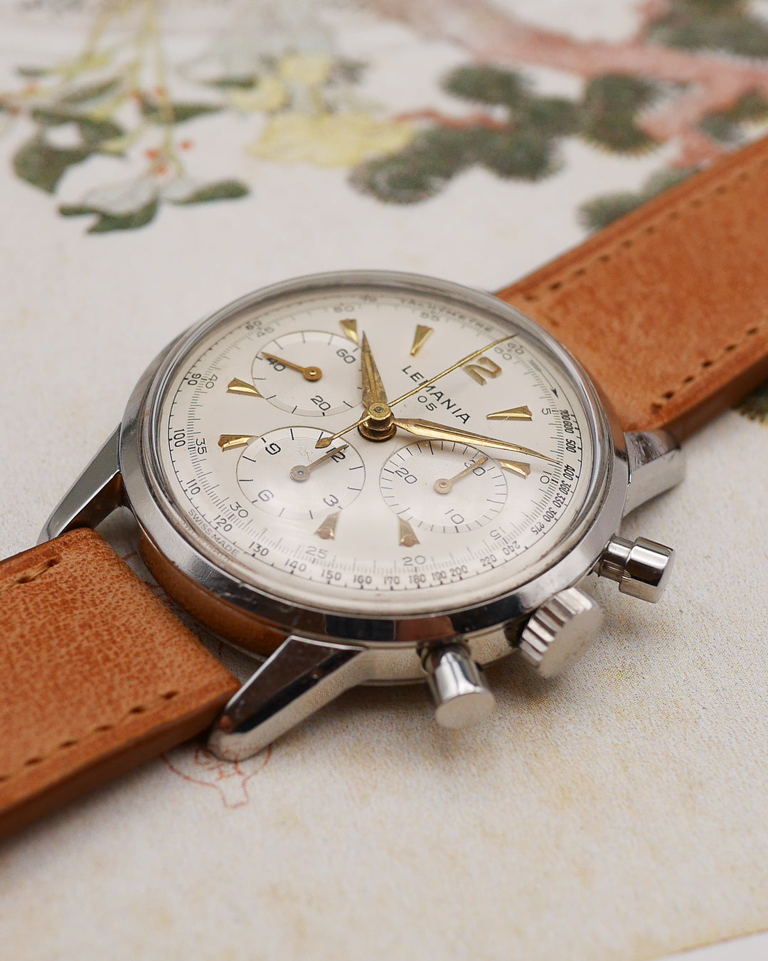 1957 Lemania chronograph 105 ref. 805-2