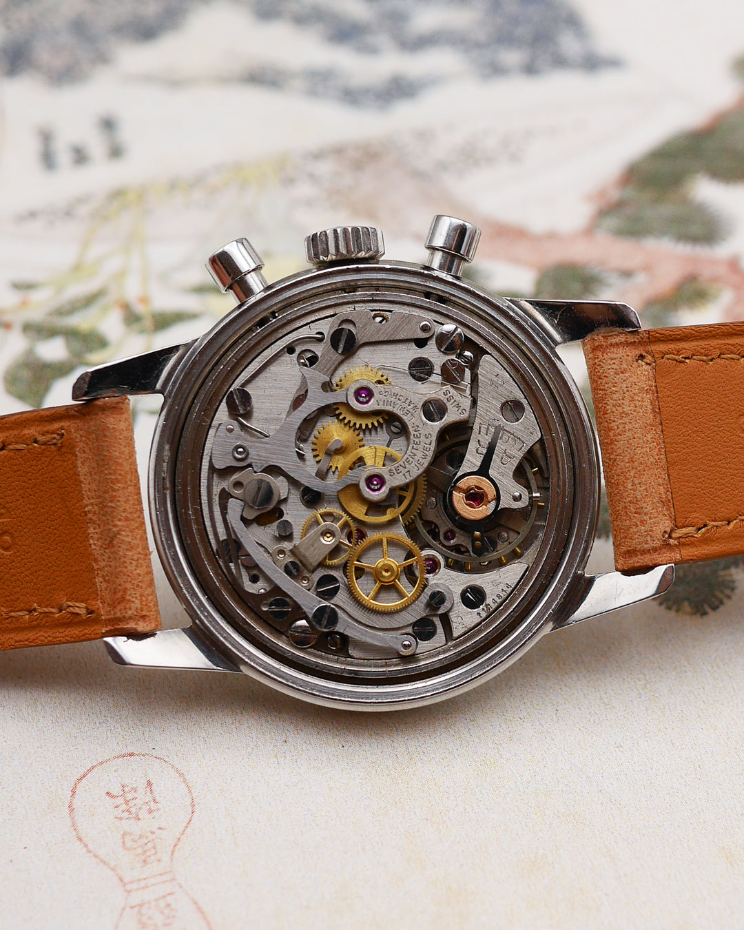 1957 Lemania chronograph 105 ref. 805-2