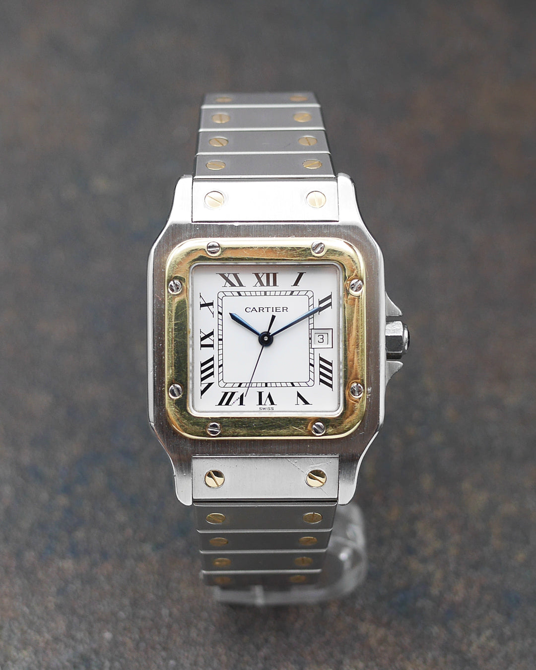 1990s Cartier Santos Galbée moonphase ref. 119901