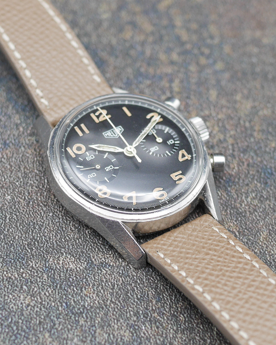 1960s Heuer Carrera ref. 7753 "Belgian Air Force"