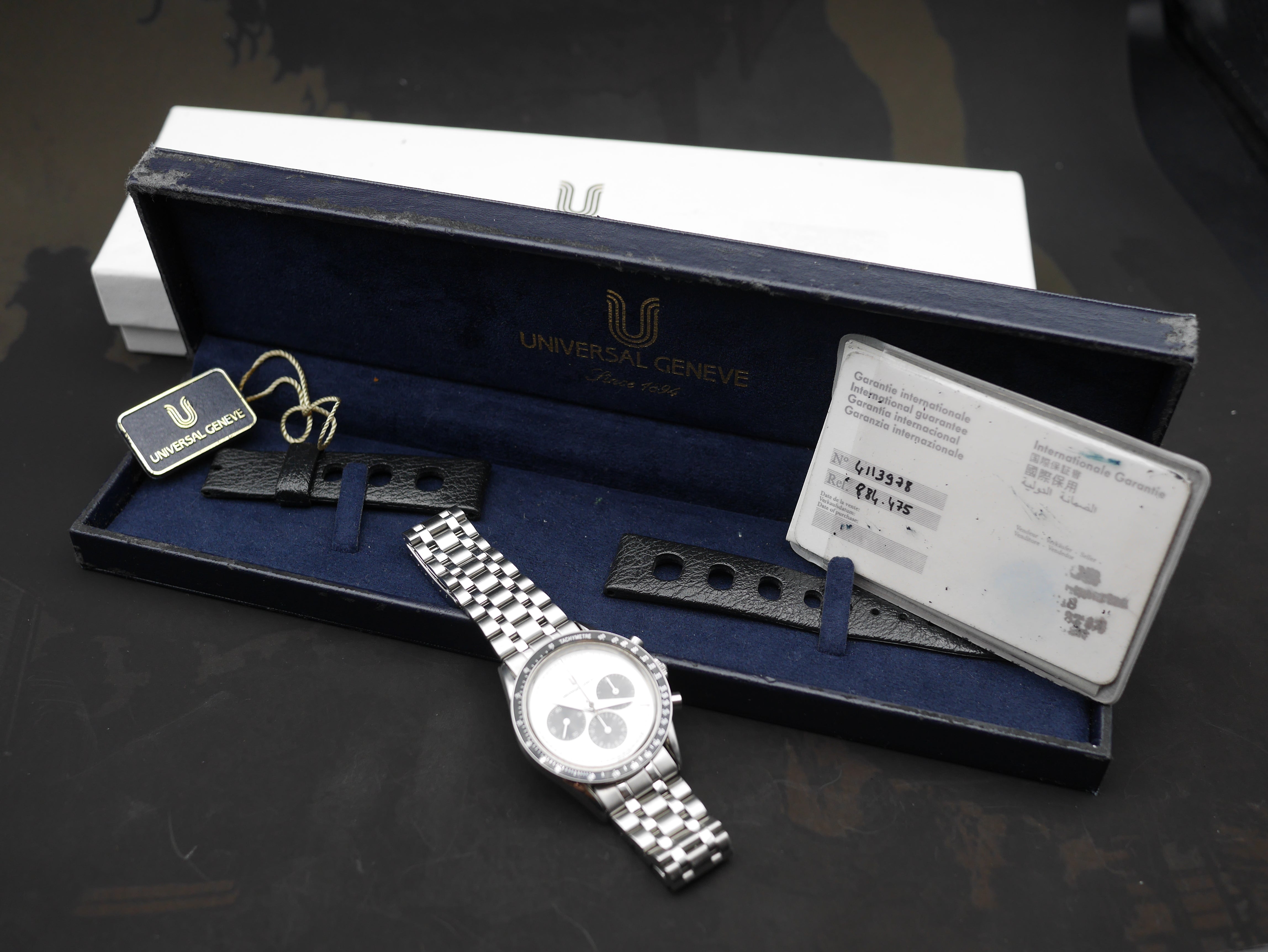 1990s Universal Geneve Compax 884.475 full set