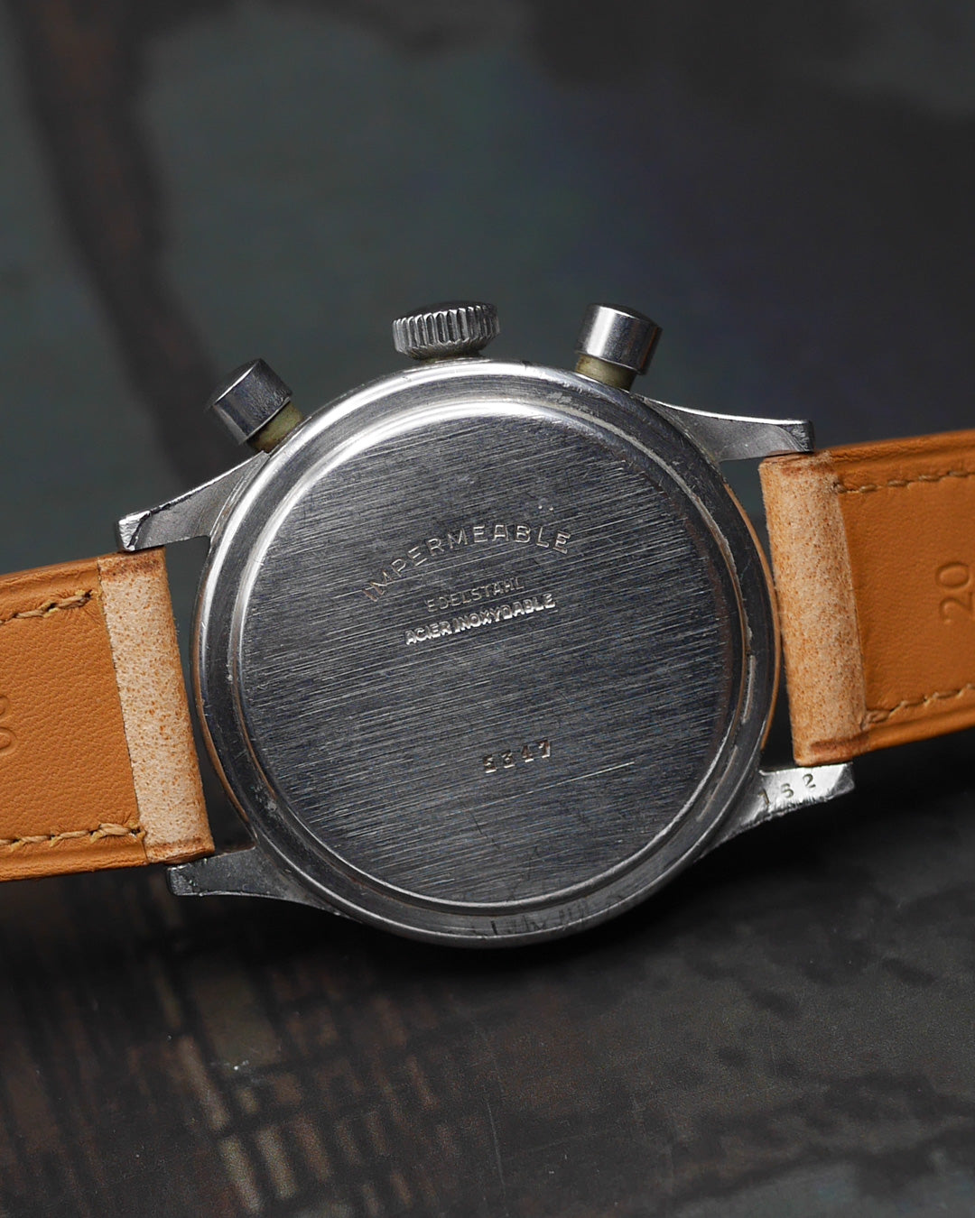 1940s Bovet Mono-Rattrapante ref.5347 black dial with Valjoux 84