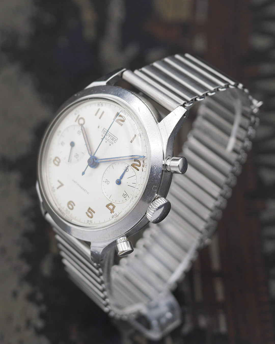 1960s Pontiac Nageur chronograph "Belgian Air Force"