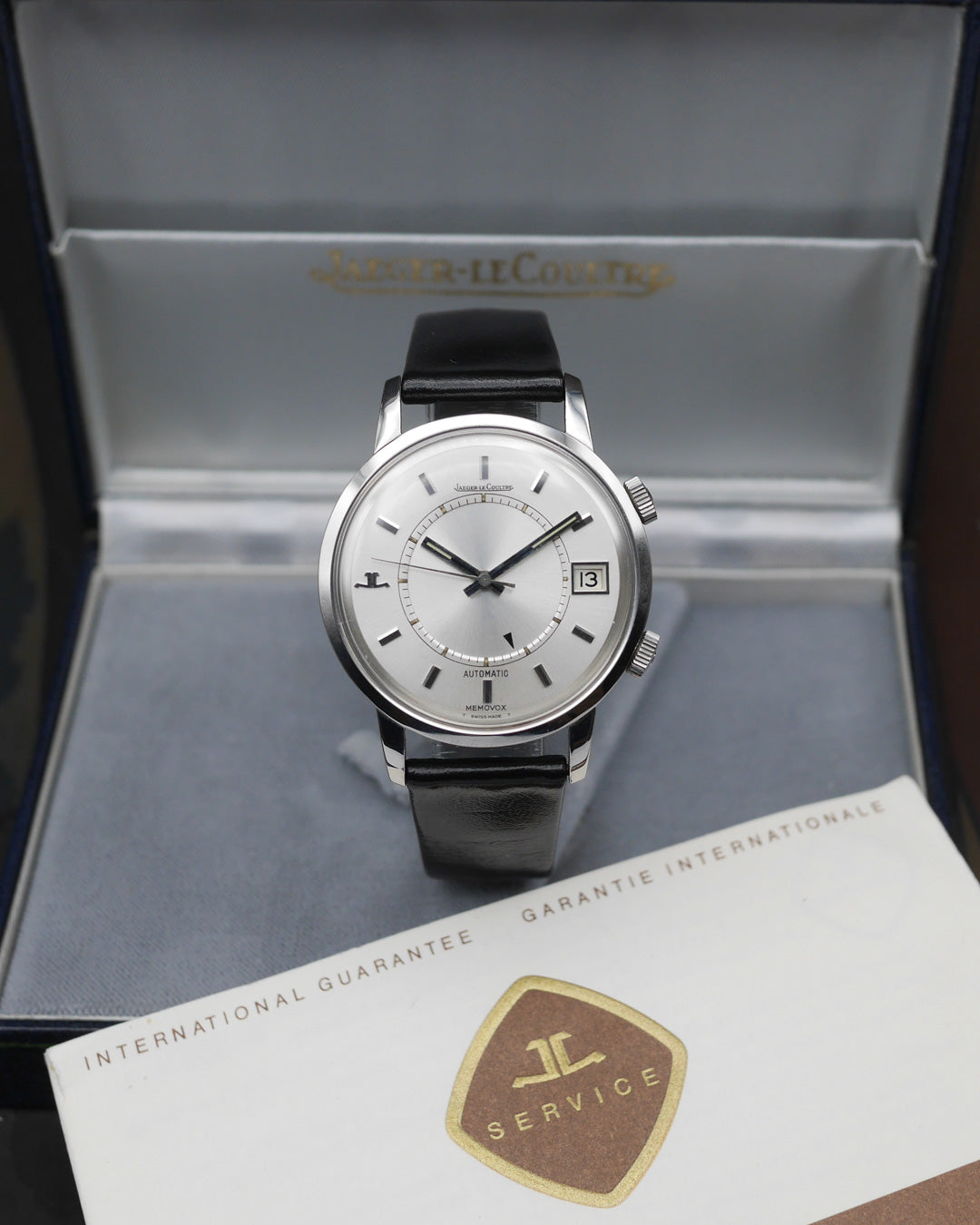 1970s Jaeger-Lecoultre Memovox 875.42 speed beat with box & papers