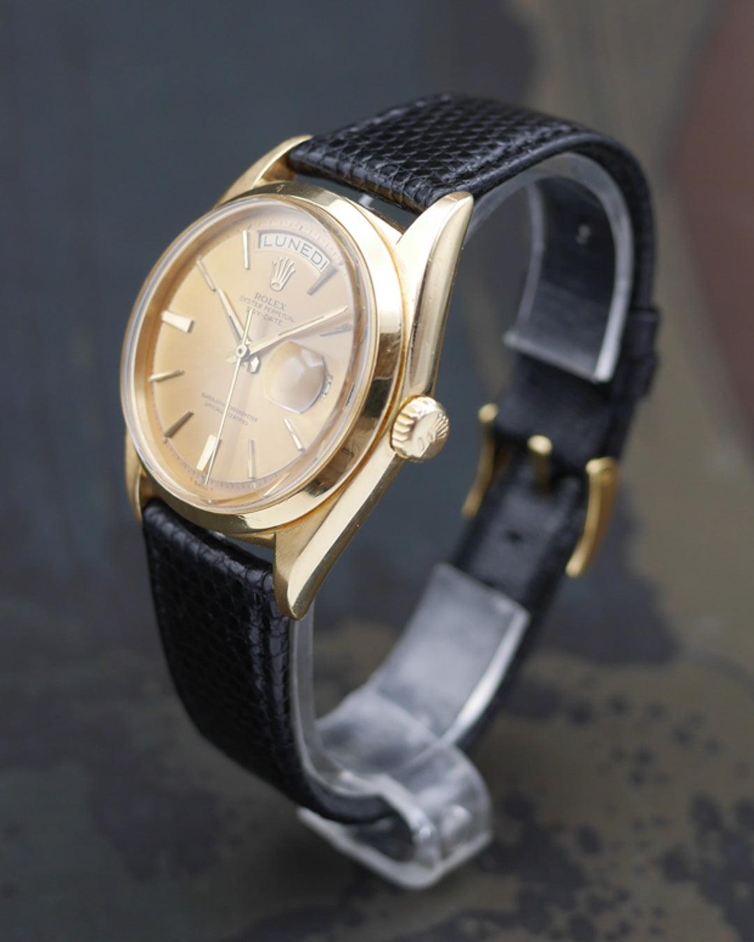 Rolex Day-date 1802 "Honey dial" in 18kt yellow gold