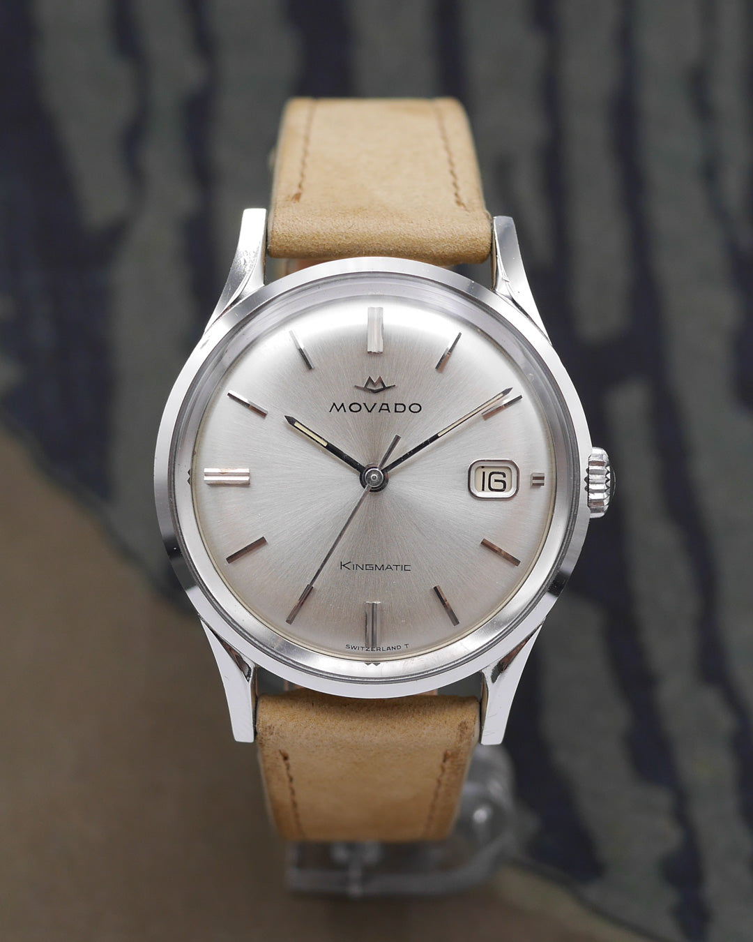 1950s Movado Kingmatic Sub-Sea in steel Borgel case