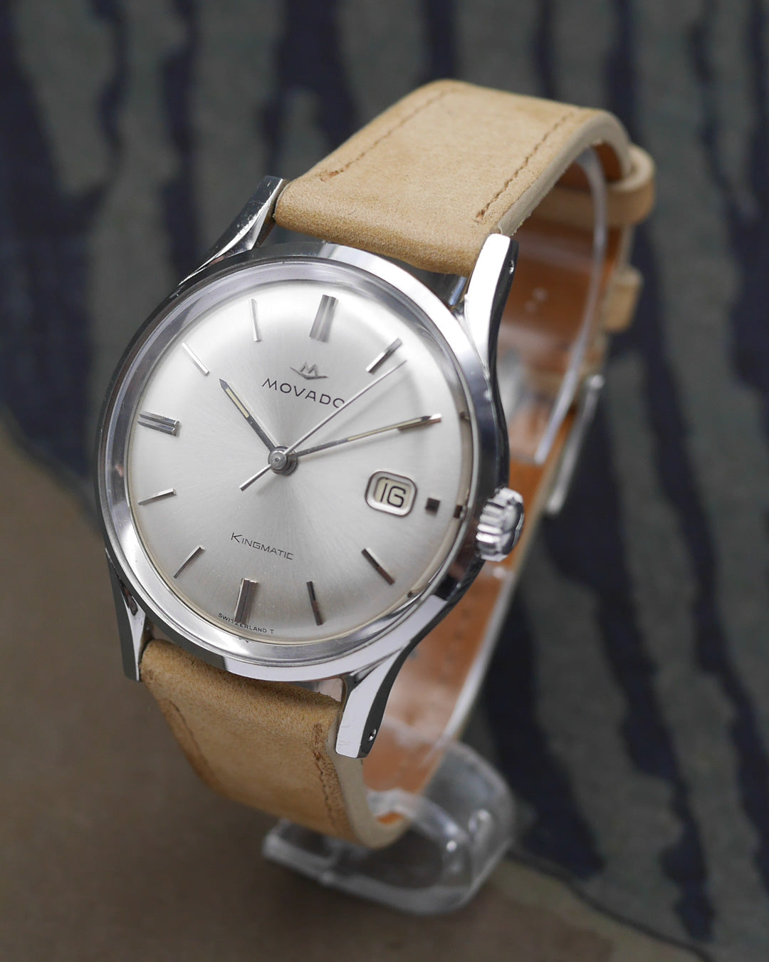 1950s Movado Kingmatic Sub-Sea in steel Borgel case