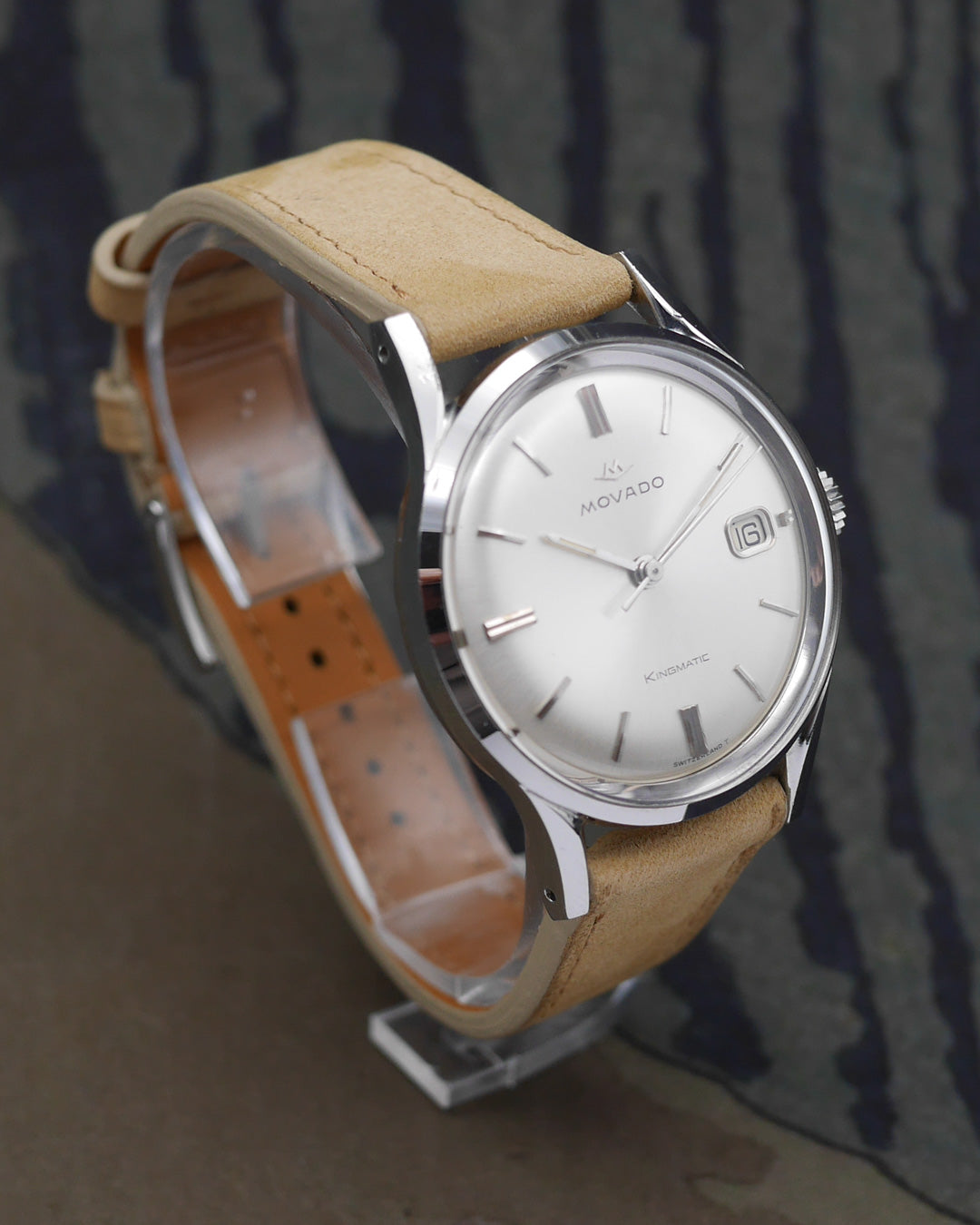 1950s Movado Kingmatic Sub-Sea in steel Borgel case