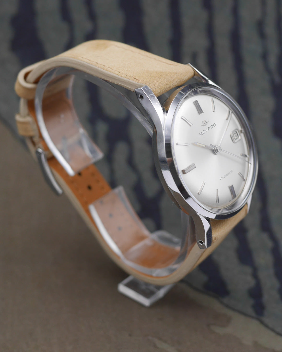 1950s Movado Kingmatic Sub-Sea in steel Borgel case