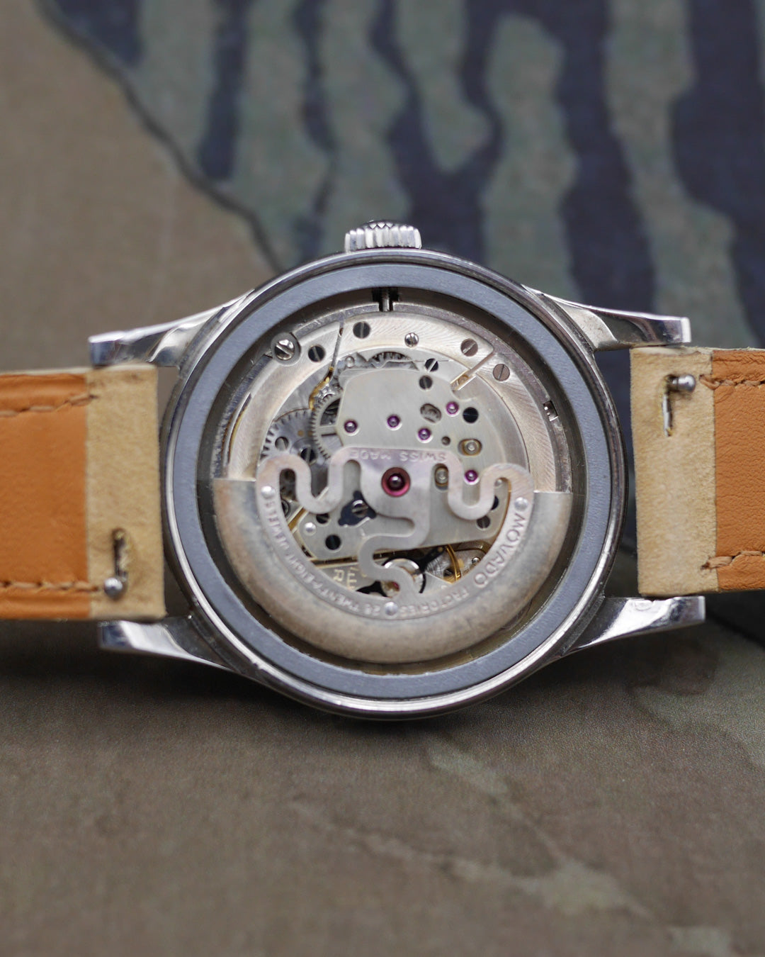 1950s Movado Kingmatic Sub-Sea in steel Borgel case