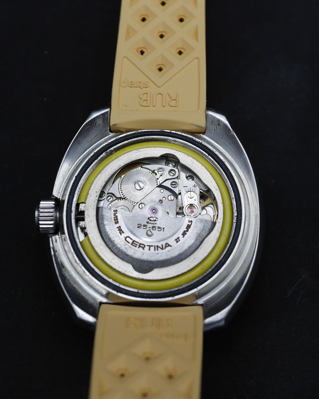 1970s Certina DS-2 SuperPH 1000M with black dial