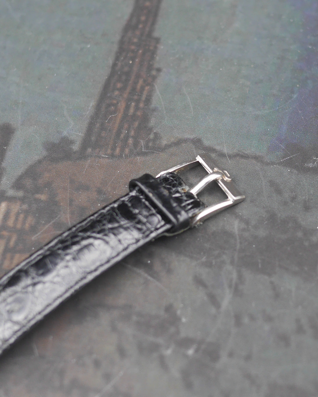 1970's Piaget tradition in 18k white gold with "Palace" decor