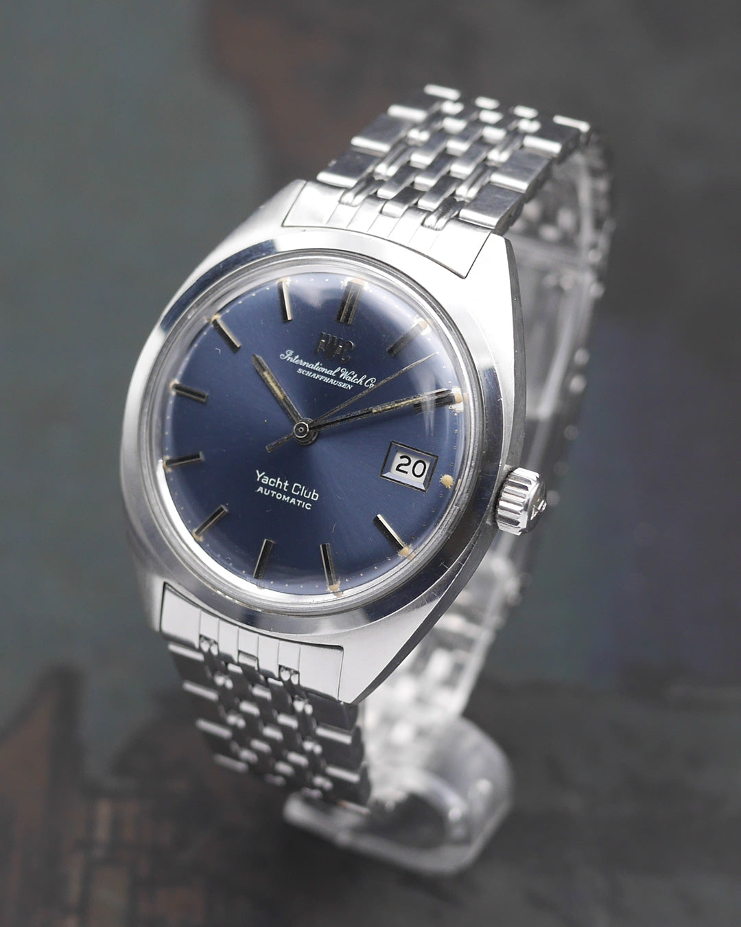 1960s IWC Yacht Club ref.811 blue dial with original Gay Frères bracelet