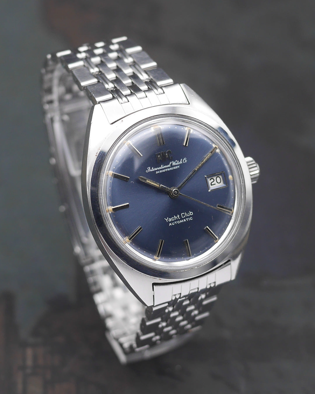 1960s IWC Yacht Club ref.811 blue dial with original Gay Frères bracelet