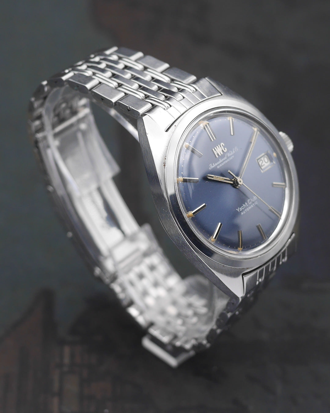 1960s IWC Yacht Club ref.811 blue dial with original Gay Frères bracelet