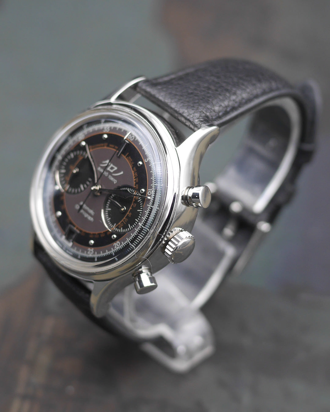 2021 Kurono Tokyo Chrono II black dial - Full set "Hajime Asaoka-sensei"