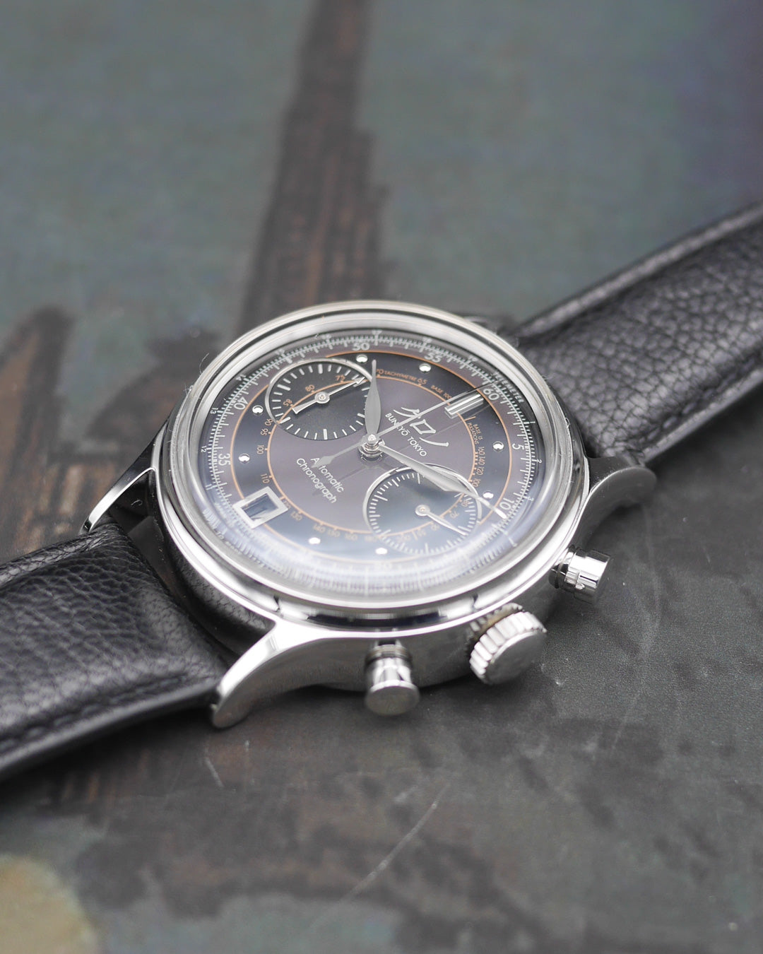2021 Kurono Tokyo Chrono II black dial - Full set "Hajime Asaoka-sensei"