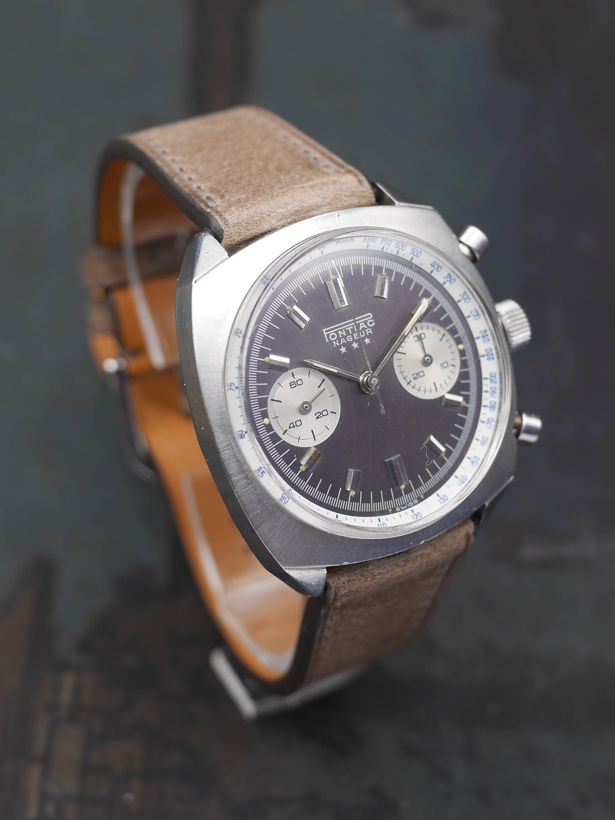 1970s Pontiac Nageur chronograph
