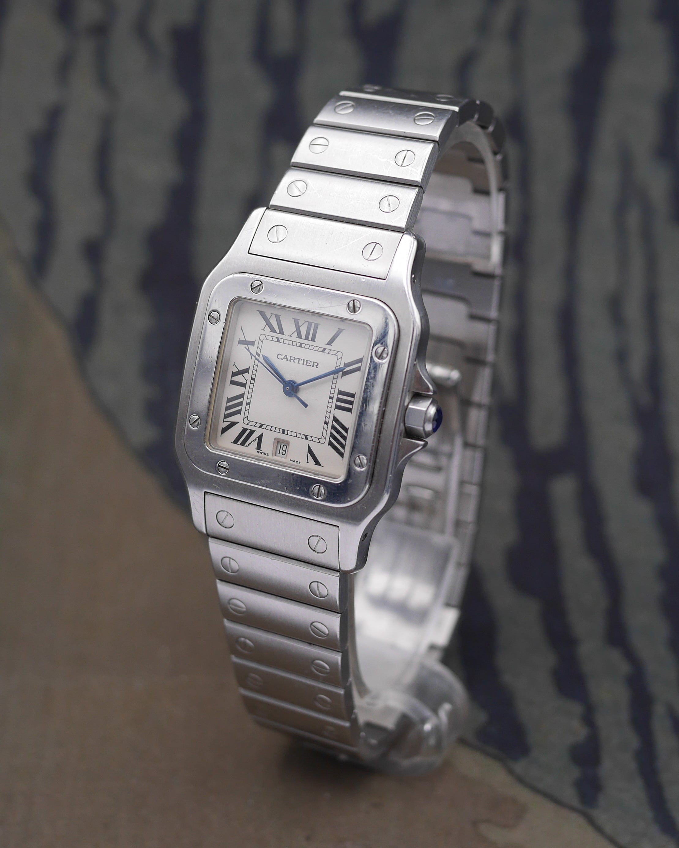 2005 Cartier Santos Galbée ref. 1564 with complete bracelet and papers