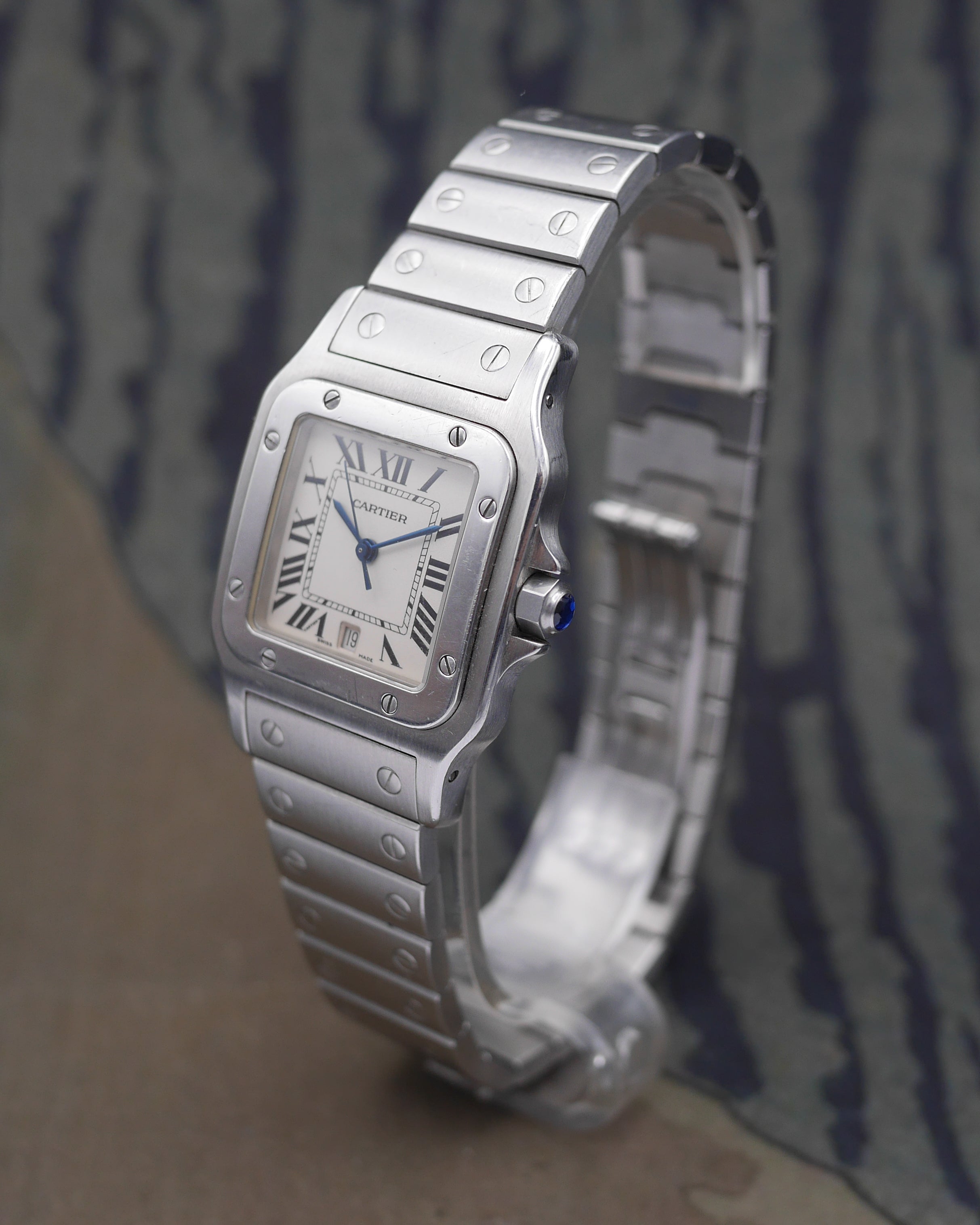 2005 Cartier Santos Galbée ref. 1564 with complete bracelet and papers